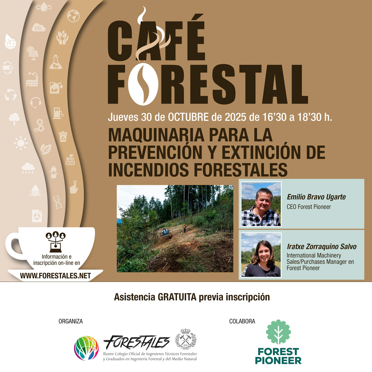CAFÉ FORESTAL "MAQUINARIA PARA LA PREVENCIÓN Y EXTINCIÓN DE INCENDIOS FORESTALES"