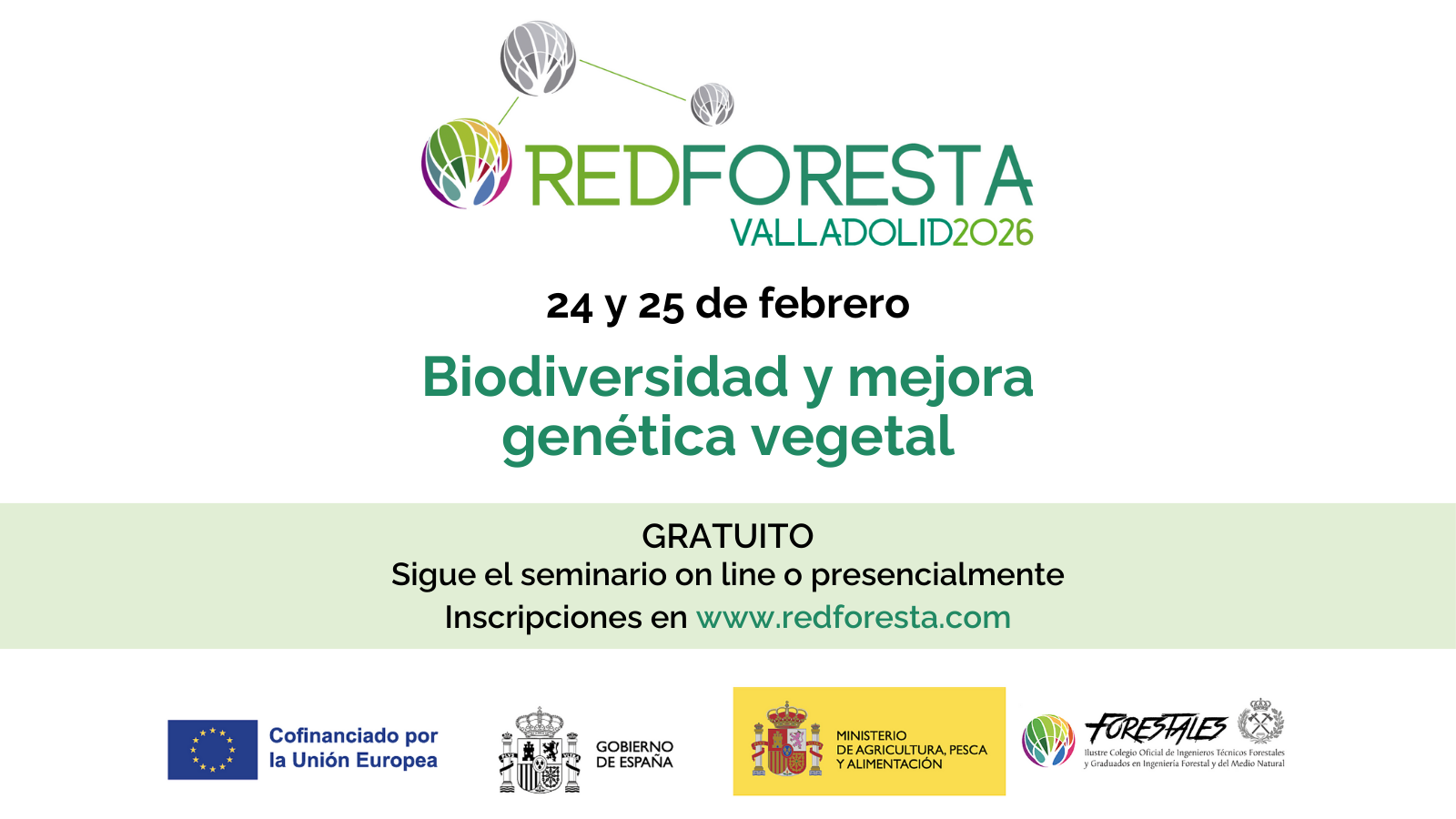 NP Seminario Redforesta. Valladolid 24 y 25 de febrero