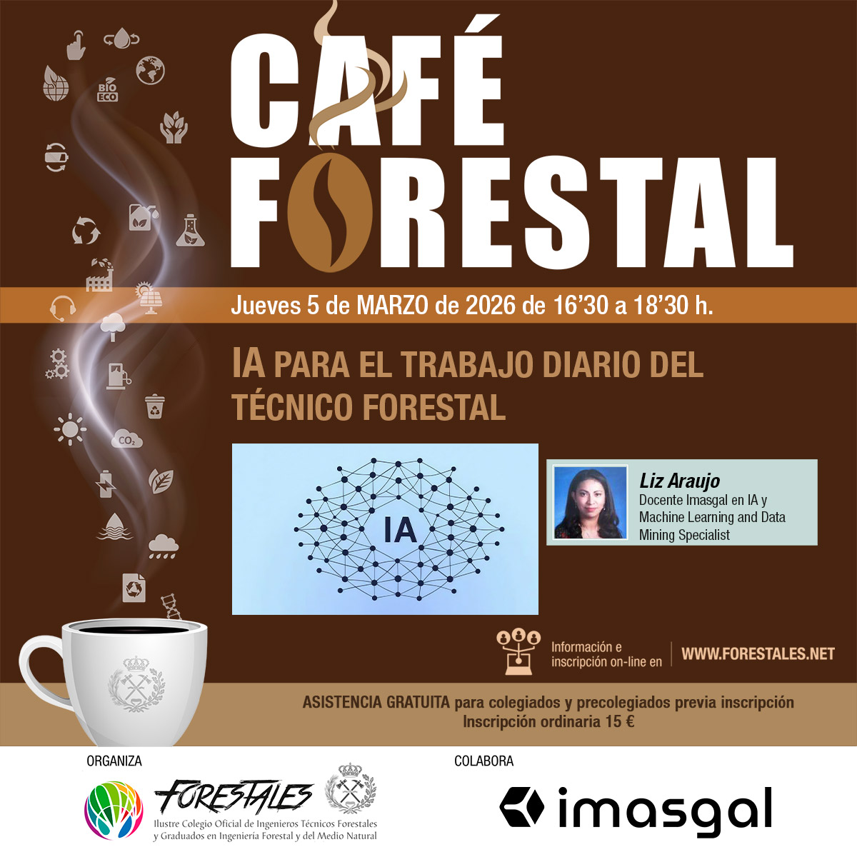 CAFÉ FORESTAL "IA PARA EL TRABAJO DIARIO DEL TÉCNICO FORESTAL"
