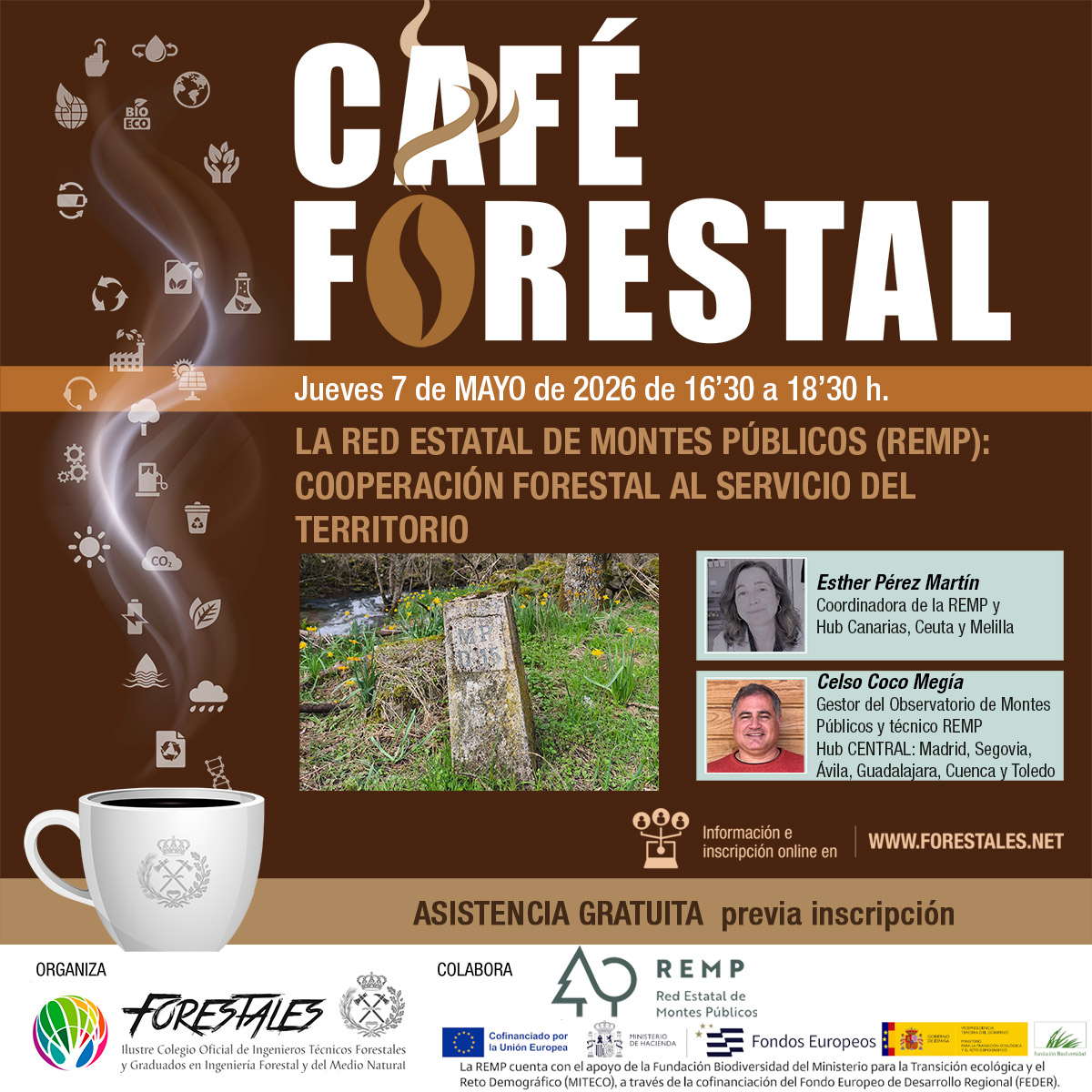 CAFÉ FORESTAL "LA RED ESTATAL DE MONTES PÚBLICOS (REMP): COOPERACIÓN FORESTAL AL SERVICIO DEL TERRITORIO"