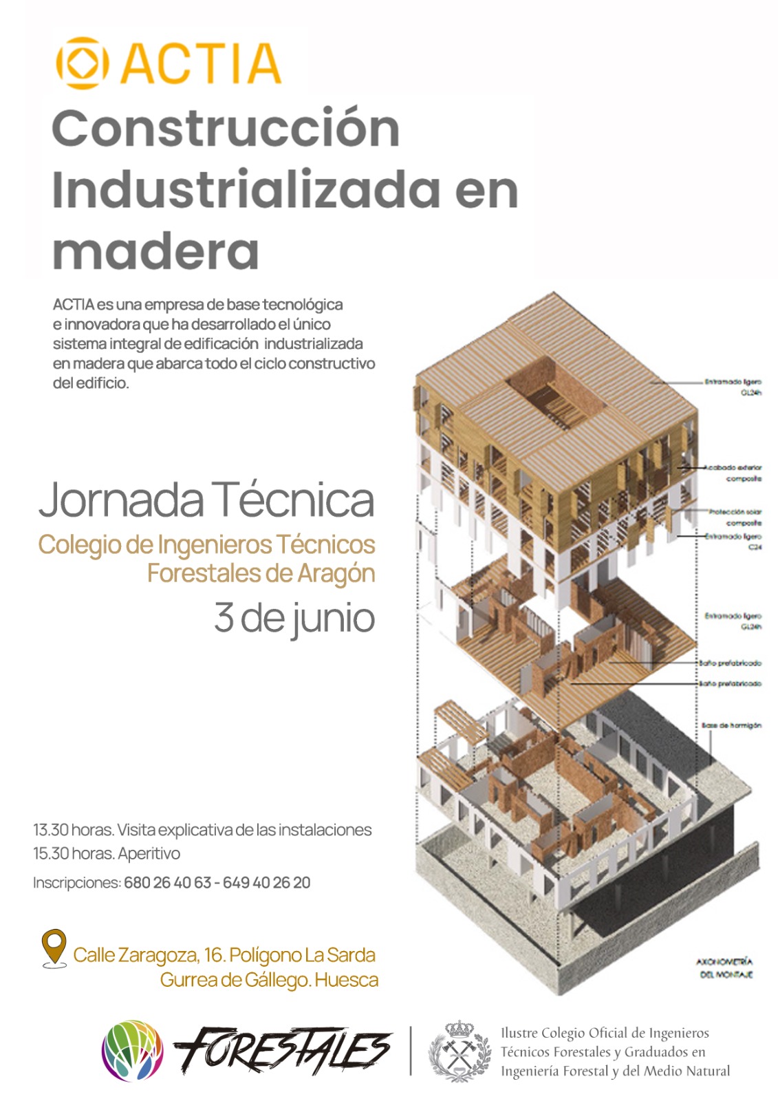 JORNADA TÉCNICA PRESENCIAL SOBRE CONSTRUCCIÓN INDUSTRIALIZADA EN MADERA