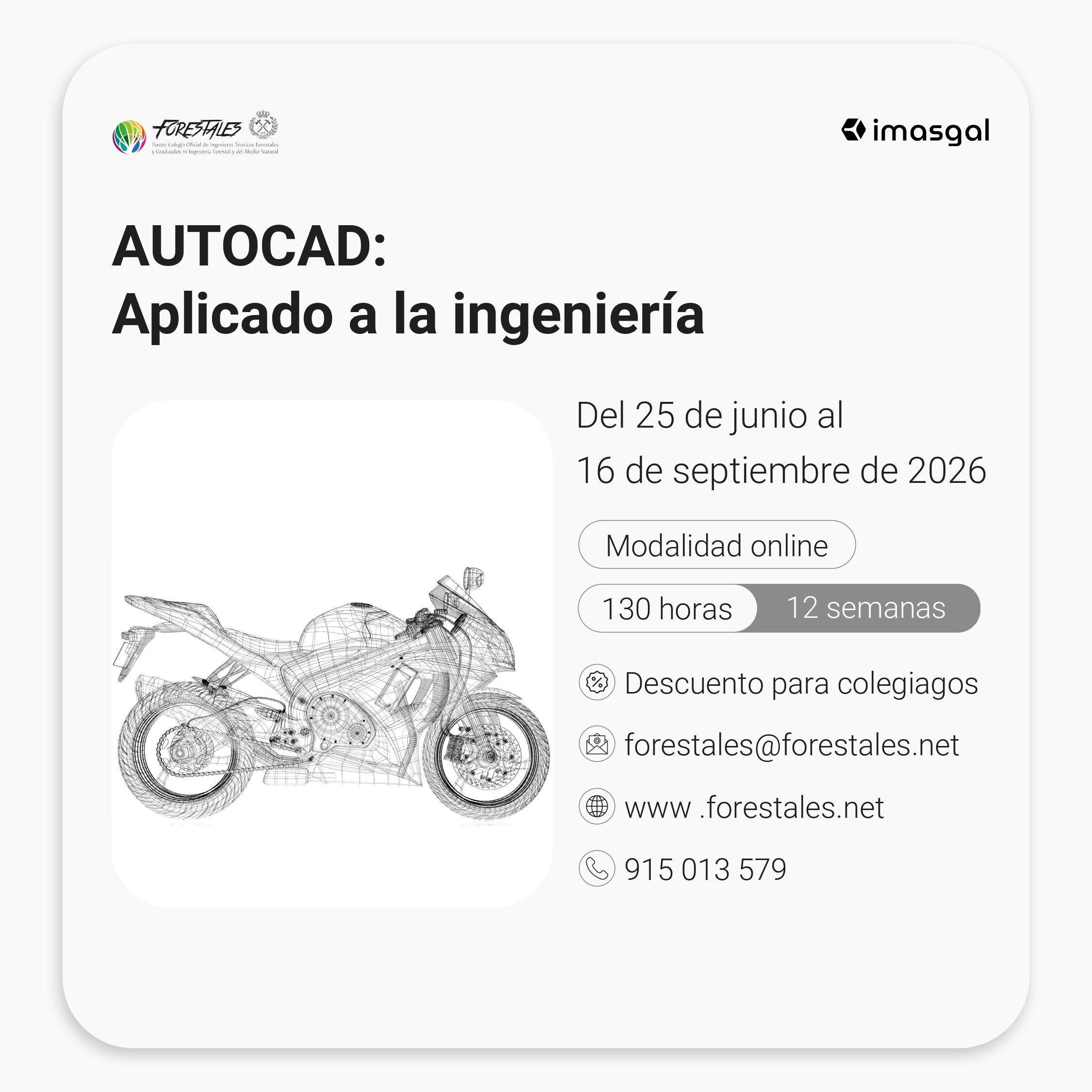 CURSO ONLINE DE AUTOCAD APLICADO A LA INGENIERÍA