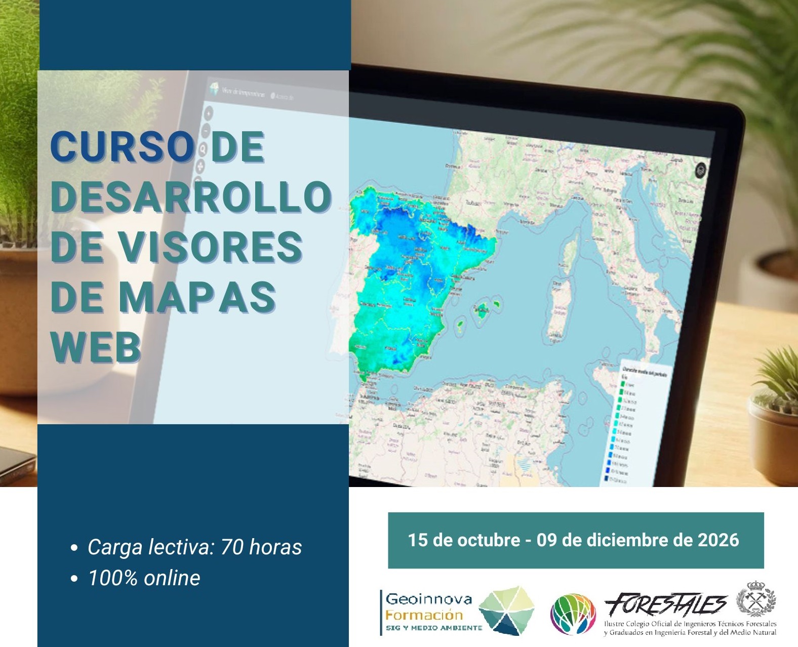 CURSO ONLINE DE DESARROLLO DE VISORES DE MAPAS WEB