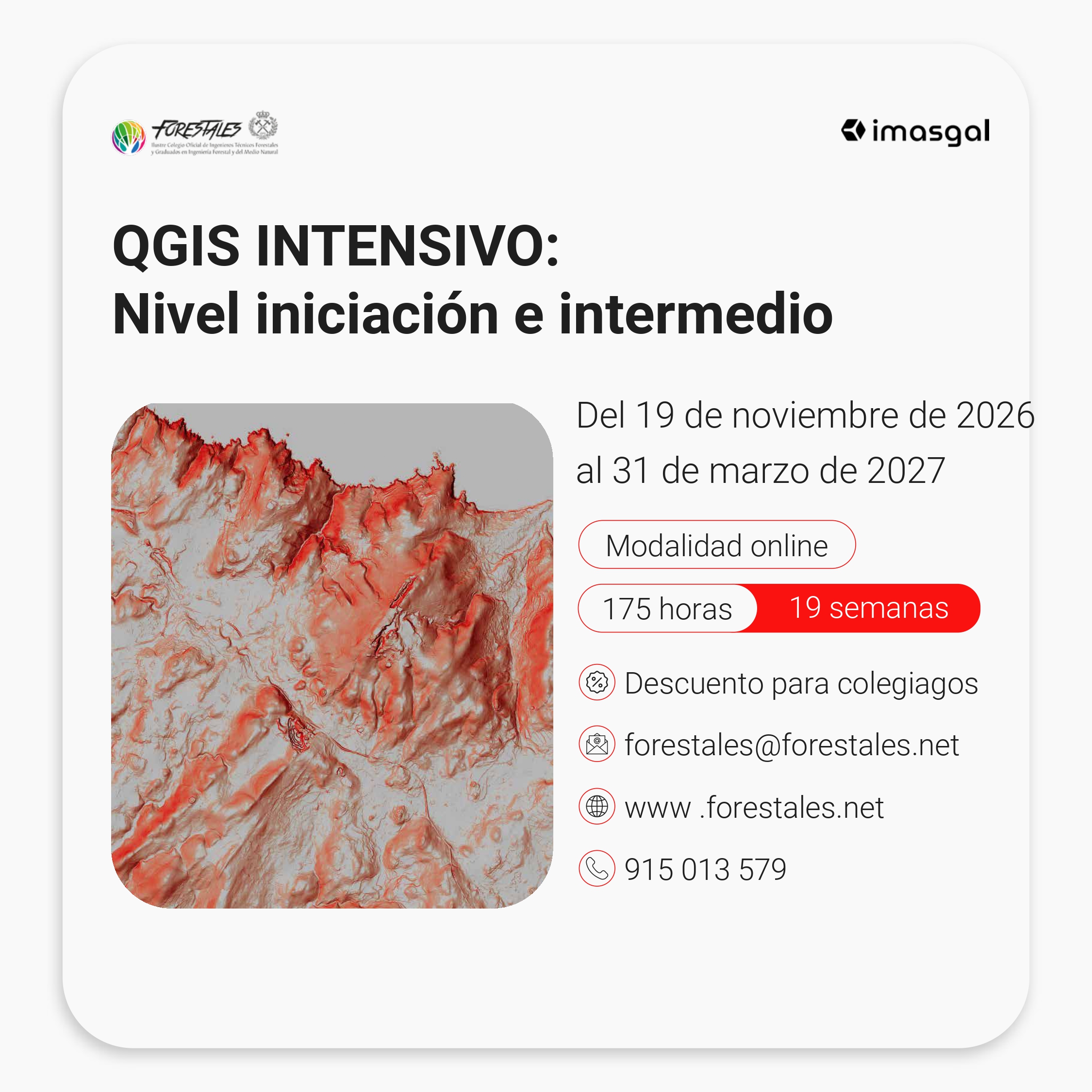 CURSO ONLINE DE QGIS INTENSIVO: NIVEL INICIACIÓN E INTERMEDIO