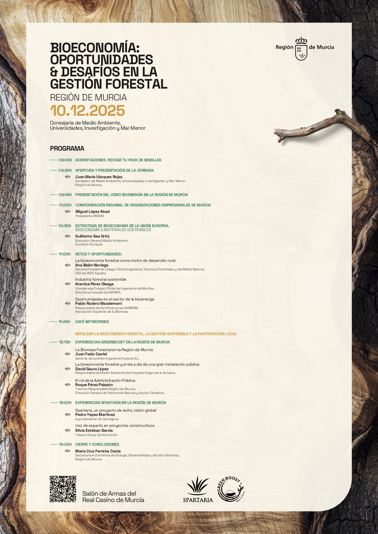 JORNADA - BIOECONOMÍA: OPORTUNIDADES & DESAFÍOS EN LA GESTIÓN FORESTAL REGIÓN DE MURCIA