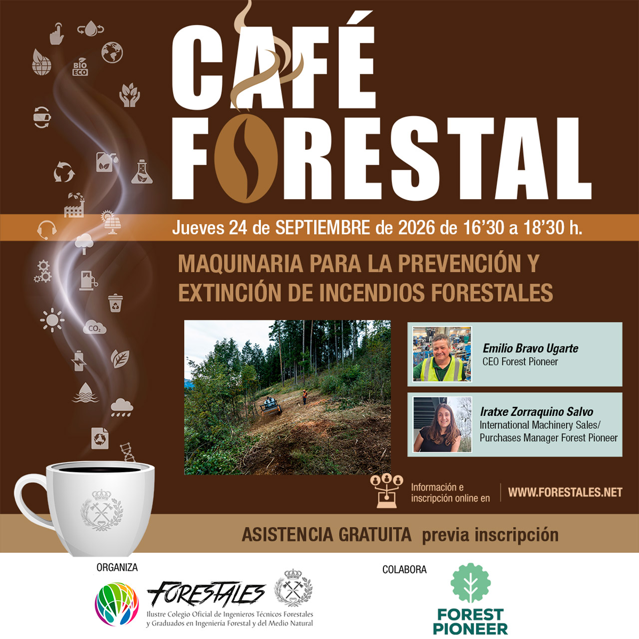 CAFÉ FORESTAL "MAQUINARIA PARA LA PREVENCIÓN Y EXTINCIÓN DE INCENDIOS FORESTALES"